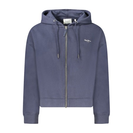 PEPE JEANS FELPA CON ZIP DONNA BLU