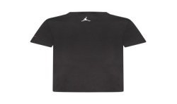 JORDAN T-SHIRT MANICHE CORTE BAMBINO NERO