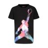 JORDAN T-SHIRT MANICHE CORTE BAMBINO NERO