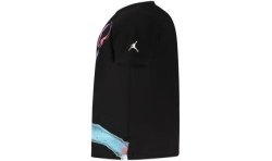JORDAN T-SHIRT MANICHE CORTE BAMBINO NERO