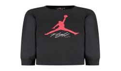 JORDAN T-SHIRT MANICHE LUNGHE BAMBINO NERO