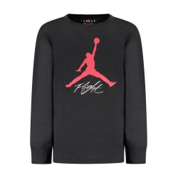 JORDAN T-SHIRT MANICHE LUNGHE BAMBINO NERO
