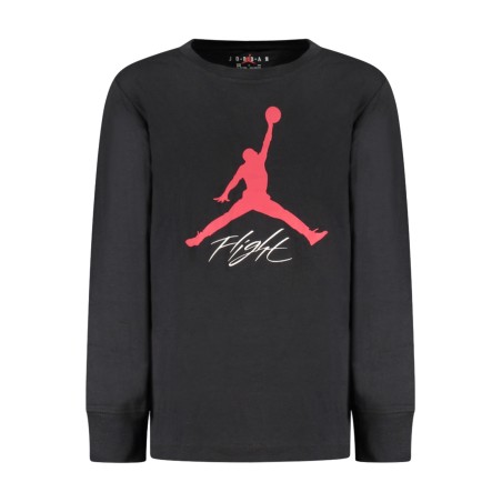 JORDAN T-SHIRT MANICHE LUNGHE BAMBINO NERO