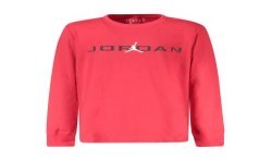 JORDAN T-SHIRT MANICHE LUNGHE BAMBINO ROSSO