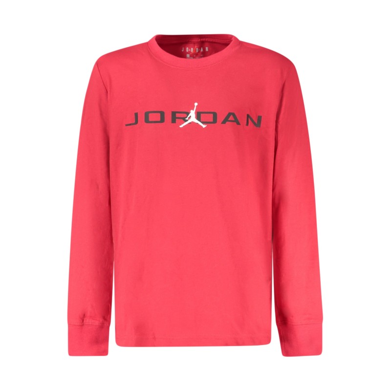JORDAN T-SHIRT MANICHE LUNGHE BAMBINO ROSSO