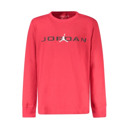 JORDAN T-SHIRT MANICHE LUNGHE BAMBINO ROSSO
