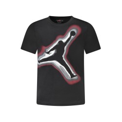 JORDAN T-SHIRT MANICHE CORTE BAMBINO NERO