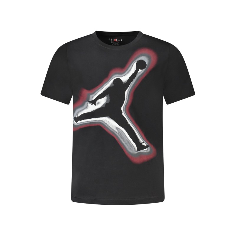 JORDAN T-SHIRT MANICHE CORTE BAMBINO NERO