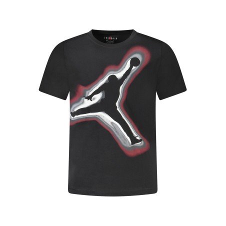 JORDAN T-SHIRT MANICHE CORTE BAMBINO NERO