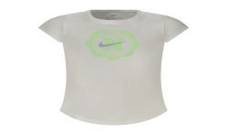 NIKE T-SHIRT MANICHE CORTE BAMBINA BIANCO