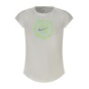 NIKE T-SHIRT MANICHE CORTE BAMBINA BIANCO
