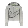 NIKE FELPA CON ZIP BAMBINA GRIGIO