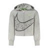NIKE FELPA CON ZIP BAMBINA GRIGIO