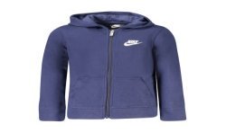NIKE FELPA CON ZIP BAMBINO BLU
