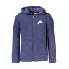 NIKE FELPA CON ZIP BAMBINO BLU