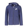 NIKE FELPA CON ZIP BAMBINO BLU