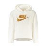 NIKE FELPA SENZA ZIP BAMBINA BIANCO