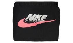 NIKE PANTALONE SHORT BAMBINA NERO