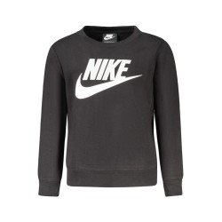 NIKE FELPA SENZA ZIP BAMBINO NERO
