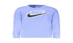 NIKE T-SHIRT MANICHE LUNGHE BAMBINO AZZURRO