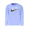 NIKE T-SHIRT MANICHE LUNGHE BAMBINO AZZURRO