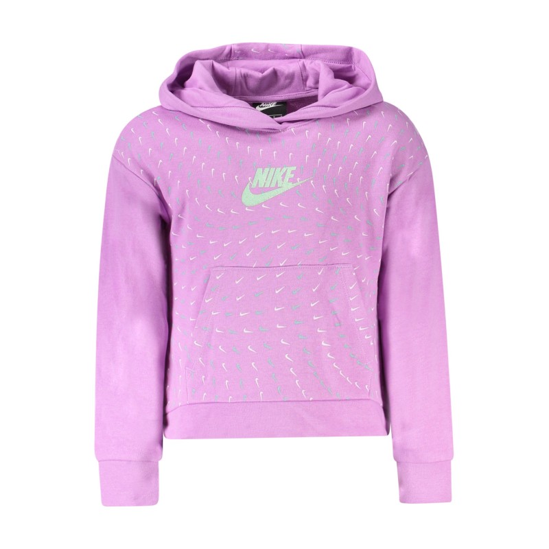 NIKE FELPA SENZA ZIP BAMBINA VIOLA