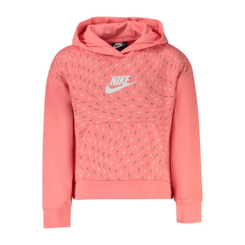 NIKE FELPA SENZA ZIP BAMBINA ROSA
