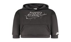 NIKE FELPA SENZA ZIP BAMBINO NERO