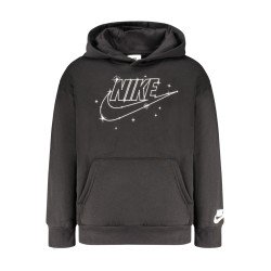 NIKE FELPA SENZA ZIP BAMBINO NERO
