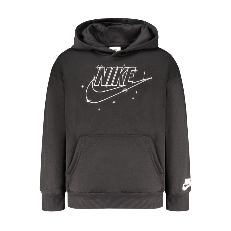 NIKE FELPA SENZA ZIP BAMBINO NERO