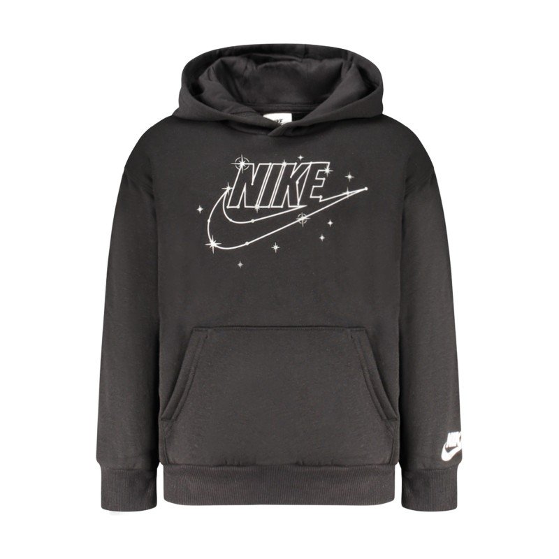 NIKE FELPA SENZA ZIP BAMBINO NERO