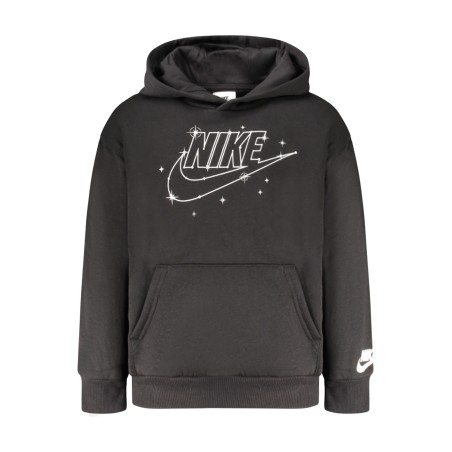 NIKE FELPA SENZA ZIP BAMBINO NERO