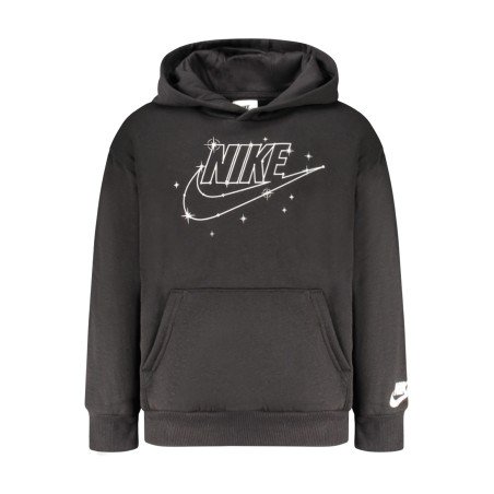 NIKE FELPA SENZA ZIP BAMBINO NERO