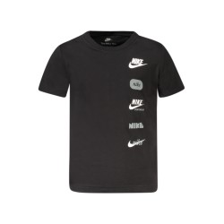 NIKE T-SHIRT MANICHE CORTE BAMBINO NERO