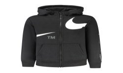 NIKE FELPA CON ZIP BAMBINO NERO