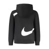 NIKE FELPA CON ZIP BAMBINO NERO