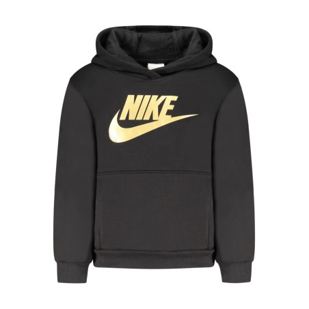 NIKE FELPA SENZA ZIP BAMBINO NERO
