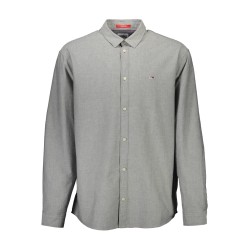 TOMMY HILFIGER CAMICIA MANICHE LUNGHE UOMO GRIGIO