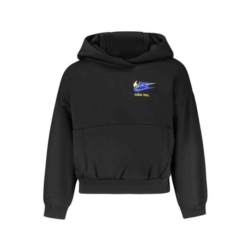 NIKE FELPA SENZA ZIP BAMBINO NERO