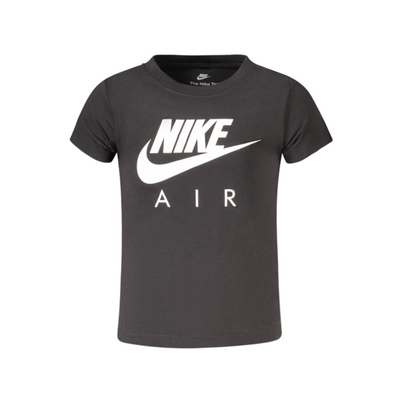 NIKE T-SHIRT MANICHE CORTE BAMBINA NERO