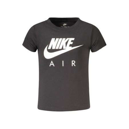NIKE T-SHIRT MANICHE CORTE BAMBINA NERO