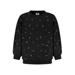 NIKE FELPA SENZA ZIP BAMBINA NERO