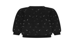 NIKE FELPA SENZA ZIP BAMBINA NERO