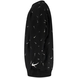 NIKE FELPA SENZA ZIP BAMBINA NERO