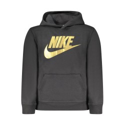 NIKE FELPA SENZA ZIP BAMBINO NERO
