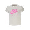 NIKE T-SHIRT MANICHE CORTE BAMBINA BIANCO