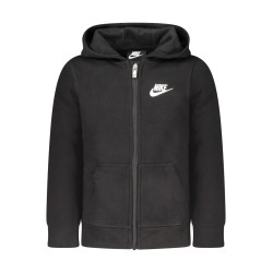 NIKE FELPA CON ZIP BAMBINO NERO