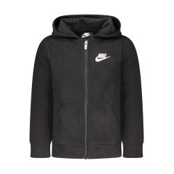 NIKE FELPA CON ZIP BAMBINO NERO