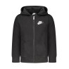 NIKE FELPA CON ZIP BAMBINO NERO