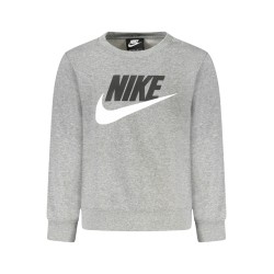 NIKE FELPA SENZA ZIP BAMBINO GRIGIO